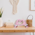 Heart Hand Sculpture, Pink Home Decor Aesthetics for Room Shelf Coffee Table Dining Table Centerpiece, Birthday Gift and Memorial Gift for Women, Girlfriend Girls Mom. - Image 5