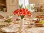 Mandy's 20pcs Coral Calla Lily Artificial Flowers - Image 5