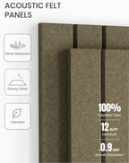 Fluxynara Felt Bulletin Board & Cork Board Alternative 36'' x 24'' - 6 Pack - Image 5