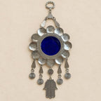 Blue Evil Eye Hamsa Hand Wall Hanging Ornament Decor, Sunflower Design - Image 6