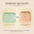 Wooden Decorative Tray, Rustic Sage Serving Tray with Wood Bead, Coffee Tabl, 16.5" x 13"x 1.6" (Sage Green) - Image 3