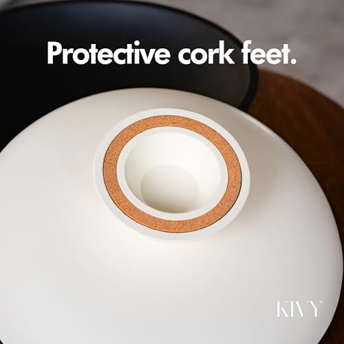KIVY Concrete Fruit Bowl for Kitchen Counter - Large Decorative Bowl - Image 5