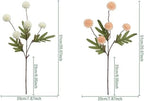 Artificial Flowers for Vase 10 Pcs, 20 Inch Fake Mums with Long Stems - Image 3