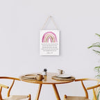 Inspirational Boho Scripture Wall Art Bible Verses Joshua 1:9 Wooden Hanging Sign Prayer Room Decor Religious Gift Christian Wall Decor for Home Office Bedroom Baby Boys Girls Room Nursery 8x10 Inches - Image 4