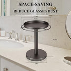 kondyfayo 360 Rotating Sunglass Organizer Glasses Holder (Titanium Black) - Image 6