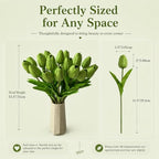 Mandy's 20pcs Artificial Green Tulips - Image 3