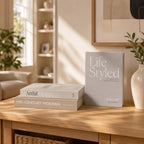 3 PCS Faux Decorative Books for Home Decor-Coffee Table Books Decor-Aesthetic Fake/Faux Books for Decoration,libros Decoration for Coffee Table, Shelf Accessories (MID-Botanical Life Styled) - Image 3