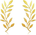 Zhengmy 2 Pcs Metal Leaf Wall Art Vine Branch Decor,Gold by Zhengmy