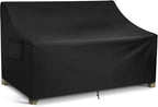 WLEAFJ Patio Sofa Cover Waterproof, Outdoor Loveseat Cover, Heavy Duty Deep by WLEAFJ