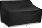 WLEAFJ Patio Sofa Cover Waterproof, 3-Seater Outdoor Sofa Cover, Heavy Duty by WLEAFJ