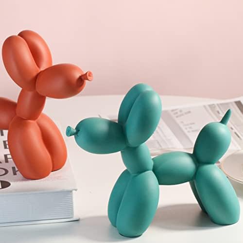 Creative Balloon Dog Sculpture Modern Home Decoration Trendy Animal Art Ornaments Collection Figurine Bedroom Living Room Office Desktop Resin Decors - Image 5