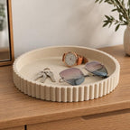 Round Decorative Tray Coffee Table Tray 11” Table Tray Dresser Decor - Image 6