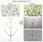 200 Pcs Babys Breath Artificial Flowers White Baby's Breath Plastic Flowers Artificial Bulk,Faux Flowers,Gypsophila Small Fake Flowers Baby Breath for Wedding Decor, Party, Home & Garden Decoration - Image 3