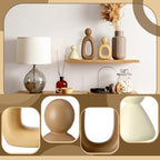 Youyole Abstract Family of 3 Modern Sculpture Modern Home Decor for Shelf, TV Stand, Bookshelf, Living Room Decorative Accents and Housewarming Gift for Living Room Office Table Shelves Decorations - Image 4