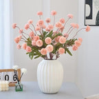 Artificial Flowers for Vase 10 Pcs, 20 Inch Fake Mums with Long Stems - Image 2