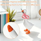Desk Goose Statue 7 Inch with Outfit for Home Office Decor - Image 4