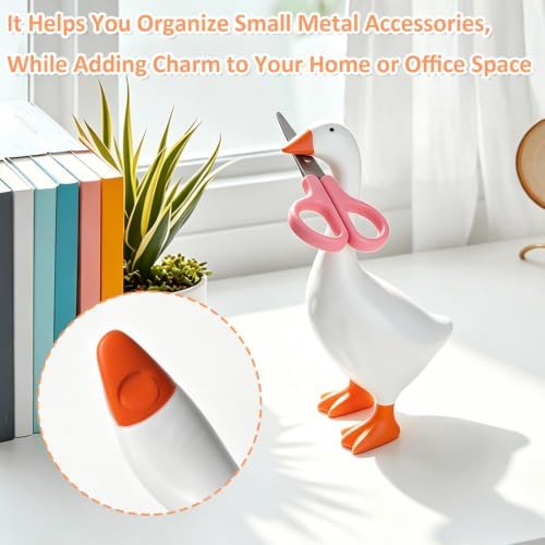 Desk Goose Statue 7 Inch with Outfit for Home Office Decor - Image 4