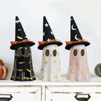 DAZONGE Set of 3 Halloween Ceramic Ghost Halloween Decorations Indoor - Image 2