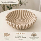 OAKOA Large Decorative Bowl for Home Decor - Key Bowl for Entryway Table - Image 2