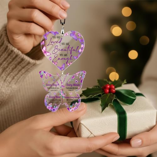 Christian Gifts for Women Birthday - Butterfly Inspirational Gifts for Friends, Mom, Sister, Girl, Female Coworker, Christian - Religious Spiritual Gift - Spiritual Present for Female Friend Family - Image 5
