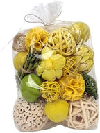 ANDALUCA Decorative Balls Orbs Bag (Yellow) by ANDALUCA