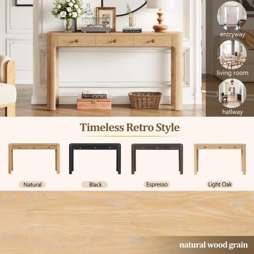Bellemave 52" Rustic Console Table - Image 7