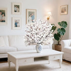 Babys Breath Artificial Flowers 8 Bundles White Real Touch UV Resistant Fake Flowers Silk Faux Flowers for Vase Home Office Wedding DIY Floral Indoor Outdoor Centerpiece Table Decoration - Image 5