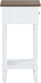 Convenience Concepts French Country Khloe 1 Drawer Accent End Table 14" - Image 6