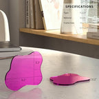Acrylic Coaster for Desk, Clear Bar Drink Coaster, Clear Cloud Shape Coffee Cup Coaster, Perfect for Tabletop Protection and Accessories Display. - Image 3