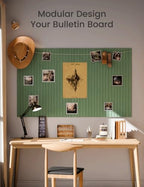 Fluxynara Felt Bulletin Board & Cork Board Alternative 48'' x 36'' - Image 6