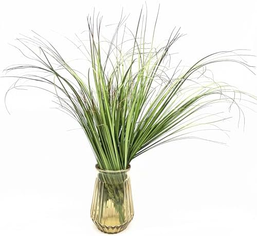 Artificial Plants Fake Wheat Grass Tall Shrubs, Faux Greenery Plastic Leaves Plant Indoor Green Decoration Home Garden Christmas Party Table Centerpieces Hotel Hall DIY Decor - Tail End Red 16 Bundles - Image 3