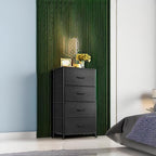 ODK Dresser for Bedroom with 4 Storage Drawers, Small Dresser Chest of Fabric - Image 5