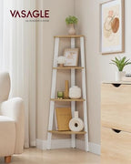 VASAGLE 4-Tier Corner Shelf Stand, Modern Ladder Shelf - Image 2