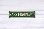 Bass Fishing Metal Sign 4x16 Inch Wall Decor for Home Bar for Man Cave & More Durable Metal Art for Sports Enthusiasts - Image 6