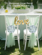BLOSMON White Flower Balls for Centerpieces: 2 Pcs, Rose and Babys Breath - Image 5