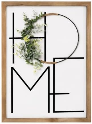 flangairy Home Sign, Home Decor Indoor for Shelf Wall Table Desk Entryway by flangairy