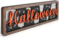 Vintage Halloween Black Cat Decorations for Office Home Table Mantel Shelf by COCHIE