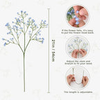 Dolicer 10 Pcs Babys Breath Artificial Flowers Blue Fake Babys Breath - Image 5