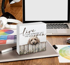 Goldendoodle Wooden Box Sign, Rustic Farmhouse Live Like Someone Left the Gate Open Signs for Home Decor,Farm Dog Office Kitchen Bedroom Decor,Goldendoodle Gifts for Kids Women Men,8x8 - Image 5