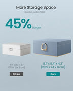 SONGMICS 2-Layer Jewelry Box with Handle, Removable Tray, Floating Effect - Image 4