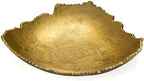 Red Co. 12” Decorative Antique Golden Allure Torn Metal Centerpiece Bowl with Sculpted Edges - Image 5