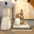 CosmoLiving by Cosmopolitan Porcelain Ceramic Fruit Decorative Sculpture Pineapple Home Decor Statue with Gold Leaves, Accent Figurine 4" x 4" x 10", White - Image 7