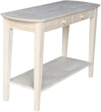 International Concepts Phillips Oval Sofa Table, Unfinished - Image 6