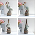 Lukitas Standing Pelican Statue and Sculpture Coastal Decor, Resin 14'' - Image 2