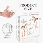 Coquette Brown Bow Room Decor, for Girls Room, Christian Gifts for Women - Image 2