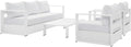 Modway Tahoe 4-Piece Outdoor Patio Set, Coffee Table by Modway