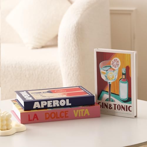 Aesthetic Decorative Books,Set of 3 Fake Books Storage Box(Pink) - Image 5