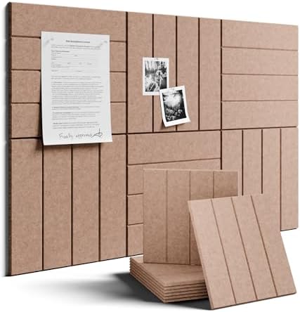 Fluxynara Felt Bulletin Board & Cork Board Alternative 36'' x 24'' - 6 Pack by FLUXYNARA