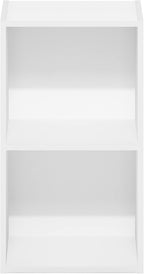 Furinno PASIR Book Shelf, 2-Tier Modern Bookshelf, Open Shelves Bookcase 9 x 12 - Image 7