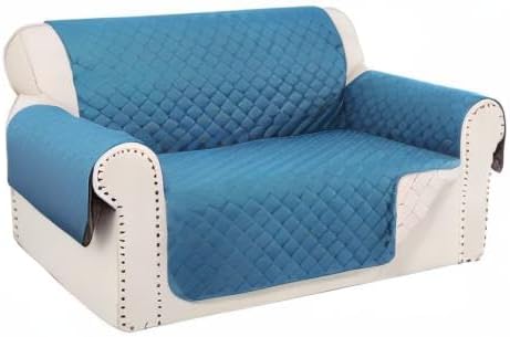Reversible 45" Small Loveseat Sofa Covers, Friendly Furniture Protector - Image 8